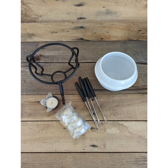 Vintage 2004 Wilton 12-Piece Dessert Fondue Set / Never Used / Original Box - Picture 3 of 7